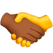 🫱🏾‍🫲 Emoji Aperto De Mãos: Pele Morena Escura, Sem Tom De Pele na Apple iOS 16.4.