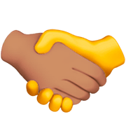 🫱🏽‍🫲 Emoji Handschlag: Medium Teint, Keine Hautfarbe Apple iOS 16.4.