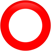 Emoji ⭕ Cerchio su Apple iOS 16.4.
