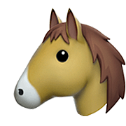🐴 Emoji Rosto De Cavalo na Apple iOS 16.4.