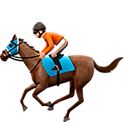 🏇🏼 Emoji Corrida De Cavalos: Pele Morena Clara na Apple iOS 16.4.