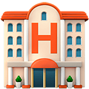 🏨 Emoji Hotel Apple iOS 16.4.