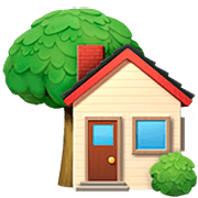Émoji 🏡 Maison Avec Jardin sur Apple iOS 16.4.