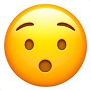 Emoji 😯 Faccina Sorpresa su Apple iOS 16.4.