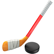 Emoji 🏒 Hockey Su Ghiaccio su Apple iOS 16.4.
