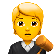 🧑‍⚖️ Emoji Juiz No Tribunal na Apple iOS 16.4.