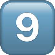 Emoji 9️⃣ Tasto: 9 su Apple iOS 16.4.