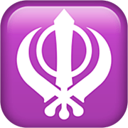 Émoji 🪯 Khanda sur Apple iOS 16.4.