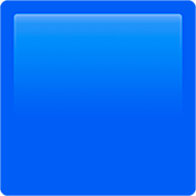 Emoji 🟦 Quadrato Blu su Apple iOS 16.4.