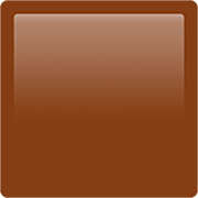 🟫 Emoji Quadrado Marrom na Apple iOS 16.4.