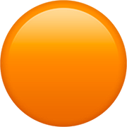 🟠 Emoji oranger Kreis Apple iOS 16.4.