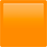 Emoji 🟧 Quadrato Arancione su Apple iOS 16.4.