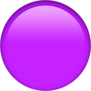 Emoji 🟣 Cerchio Viola su Apple iOS 16.4.
