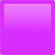 🟪 Emoji lila Viereck Apple iOS 16.4.