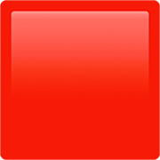 Emoji 🟥 Quadrato Rosso su Apple iOS 16.4.