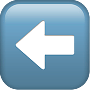 ⬅️ Emoji Flecha Hacia La Izquierda en Apple iOS 16.4.