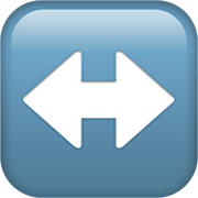 Emoji ↔️ Freccia Sinistra-destra su Apple iOS 16.4.