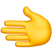 🫲 Emoji Linke Hand Apple iOS 16.4.