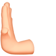 🫷🏻 Emoji Nach Links Drückende Hand: Helle Hautfarbe Apple iOS 16.4.