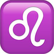 Emoji ♌ Segno Zodiacale Del Leone su Apple iOS 16.4.