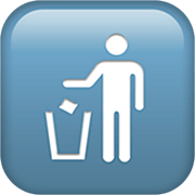 Emoji 🚮 Simbolo Per La Raccolta Dei Rifiuti su Apple iOS 16.4.