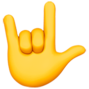 Emoji 🤟 Gesto Ti Amo su Apple iOS 16.4.