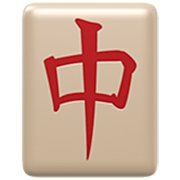 Emoji 🀄 Tessera Mahjong su Apple iOS 16.4.