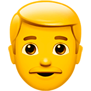 👨 Emoji Hombre en Apple iOS 16.4.