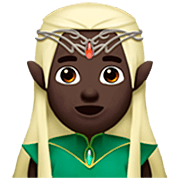 🧝🏿‍♂️ Emoji Elf: dunkle Hautfarbe Apple iOS 16.4.