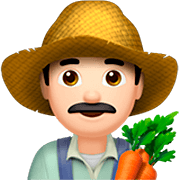 👨🏻‍🌾 Emoji Agricultor: Tono De Piel Claro en Apple iOS 16.4.
