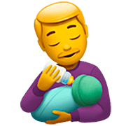 👨‍🍼 Emoji Hombre Que Alimenta Al Bebé en Apple iOS 16.4.