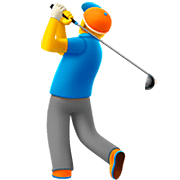 Emoji 🏌️‍♂️ Golfista Uomo su Apple iOS 16.4.