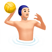 🤽🏻‍♂️ Emoji Wasserballspieler: helle Hautfarbe Apple iOS 16.4.