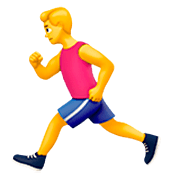 🏃‍♂️ Emoji Hombre Corriendo en Apple iOS 16.4.