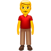 Emoji 🧍‍♂️ Uomo In Piedi su Apple iOS 16.4.
