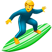 Emoji 🏄‍♂️ Surfista Uomo su Apple iOS 16.4.
