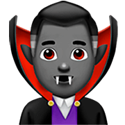 🧛🏾‍♂️ Emoji männlicher Vampir: mitteldunkle Hautfarbe Apple iOS 16.4.