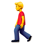 Emoji 🚶‍♂️ Uomo Che Cammina su Apple iOS 16.4.