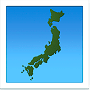 🗾 Emoji Mapa De Japón en Apple iOS 16.4.