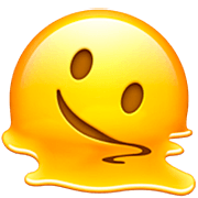 🫠 Emoji Cara Derretida en Apple iOS 16.4.