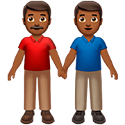 Emoji 👬🏾 Due Uomini Che Si Tengono Per Mano: Carnagione Abbastanza Scura su Apple iOS 16.4.