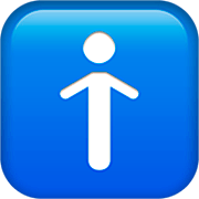 Emoji 🚹 Simbolo Del Bagno Degli Uomini su Apple iOS 16.4.