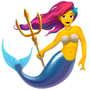Emoji 🧜‍♀️ Sirena Donna su Apple iOS 16.4.
