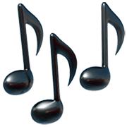 Émoji 🎶 Notes De Musique sur Apple iOS 16.4.