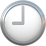 Emoji 🕘 Ore Nove su Apple iOS 16.4.