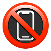 📵 Emoji Proibido O Uso De Telefone Celular na Apple iOS 16.4.