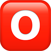🅾️ Emoji Grupo Sanguíneo Tipo O en Apple iOS 16.4.