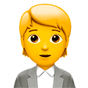 🧑‍💼 Emoji Büroangestellte(r) Apple iOS 16.4.
