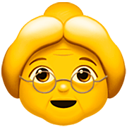 Emoji 👵 Donna Anziana su Apple iOS 16.4.