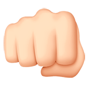 Emoji 👊🏻 Pugno Chiuso: Carnagione Chiara su Apple iOS 16.4.